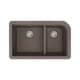 preview thumbnail 7 of 13, Transolid Radius Granite 31-in Undermount Kitchen Sink 19.25" X 31.75" X 9.5" - Espresso