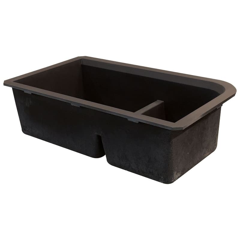 Transolid Radius Granite 31-in Undermount Kitchen Sink