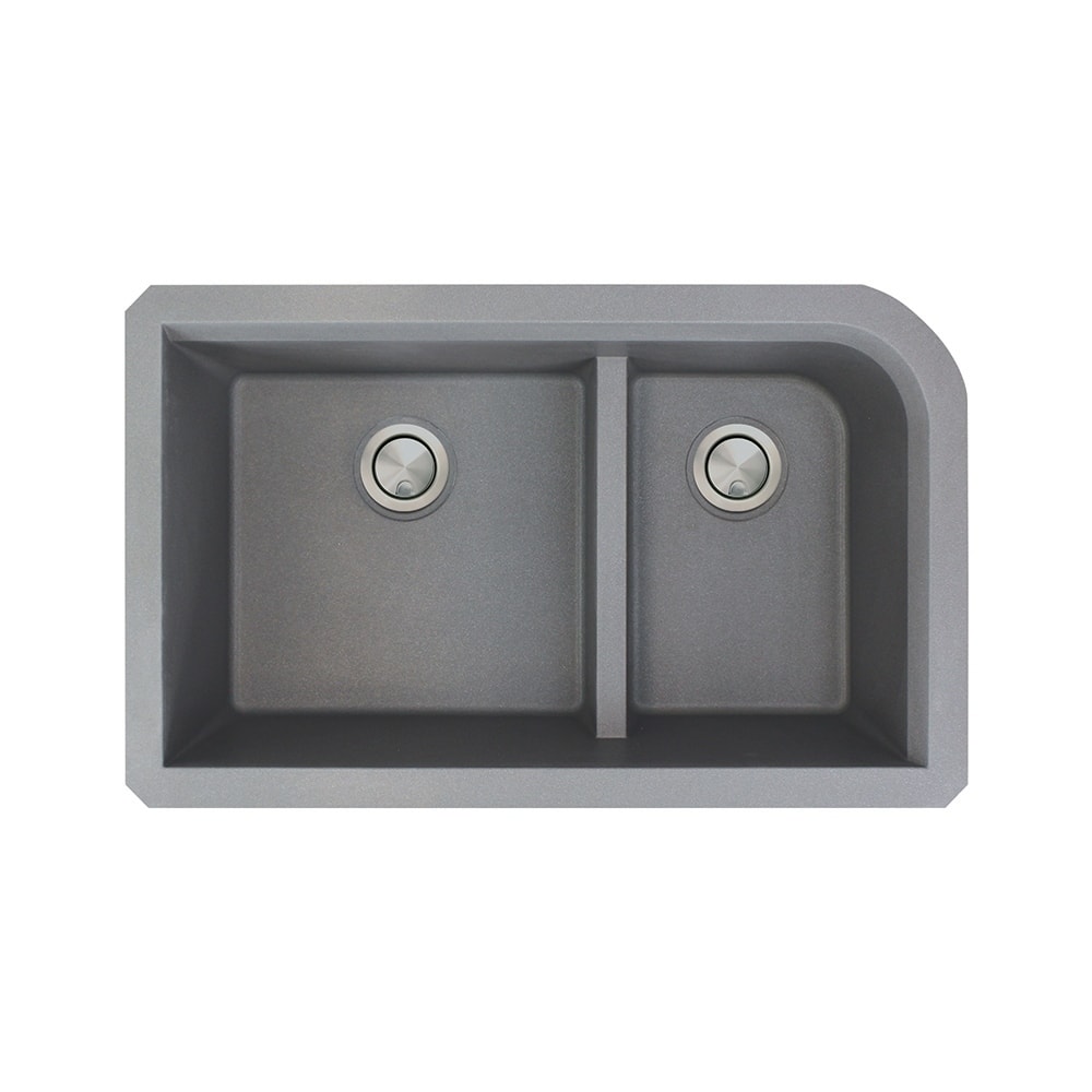 Transolid Radius Granite 31-in Undermount Kitchen Sink