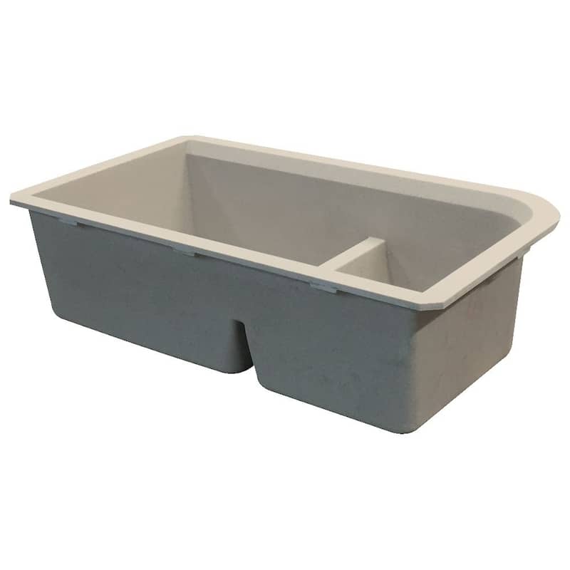 Transolid Radius Granite 31-in Undermount Kitchen Sink