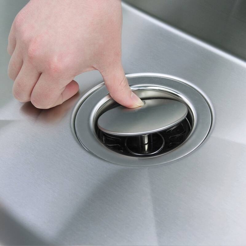 Transolid Radius Granite 33-in Drop-In Kitchen Sink Kit with Grids, Strainers and Drain Installation Kit