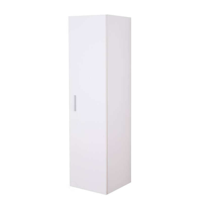 Modern Long Bathroom Wall Mounted Cabinet, White