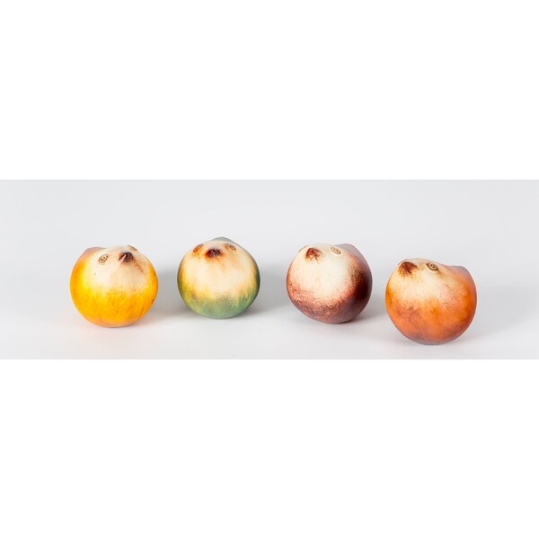 Handmade Cermaic Colorful Bird, Set of 4 (Mexico)