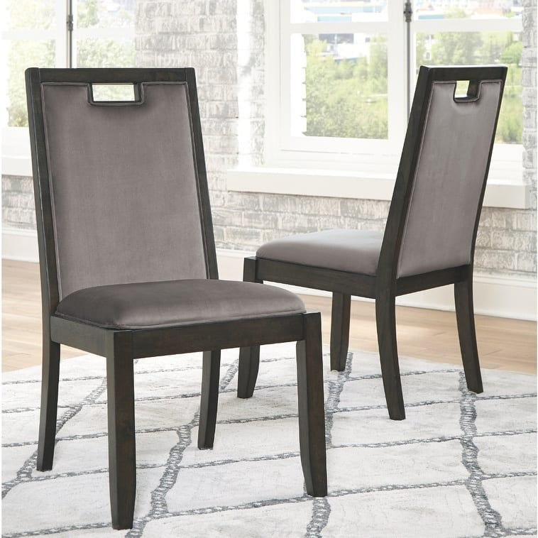 Signature Design by Ashley Falconridge Brown Upholstered Side Chair (Set of 2)