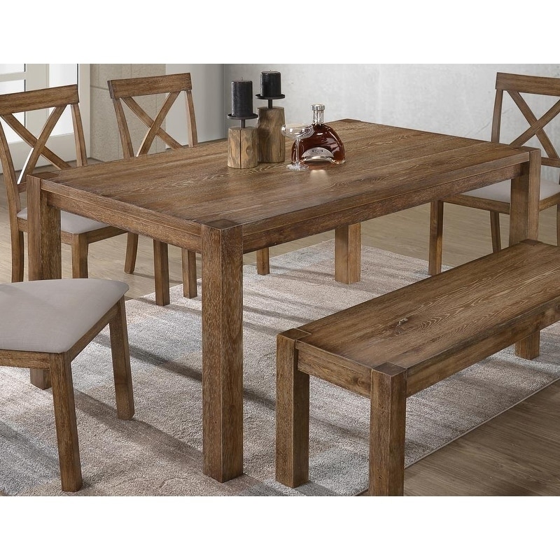 Shop Best Master Furniture 6 Pieces Driftwood Dining Set Free
