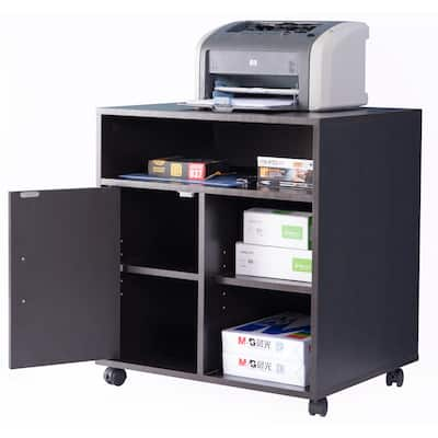 Printer Kitchen Office Storage Stand With Casters