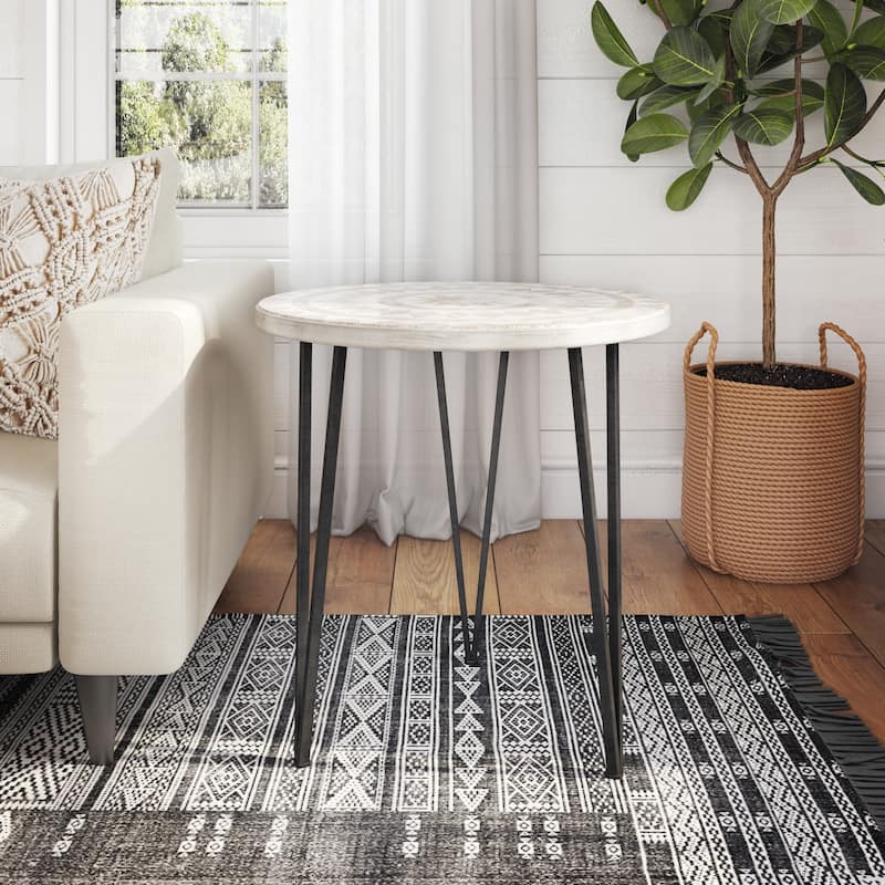 Anthea Bohemain Accent Table - 24"H x 23.5"W x 23.5"D