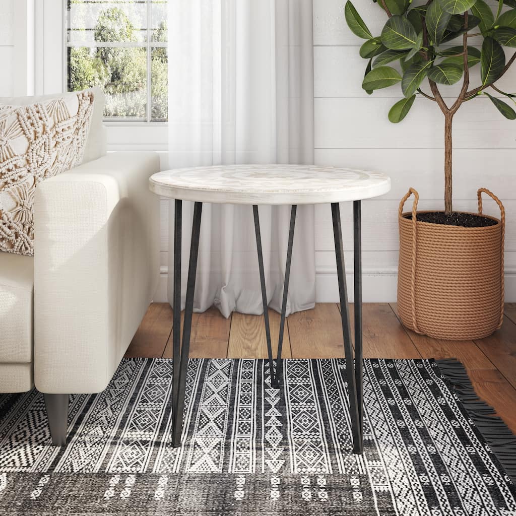 Anthea Bohemain Accent Table - 24"H x 23.5"W x 23.5"D