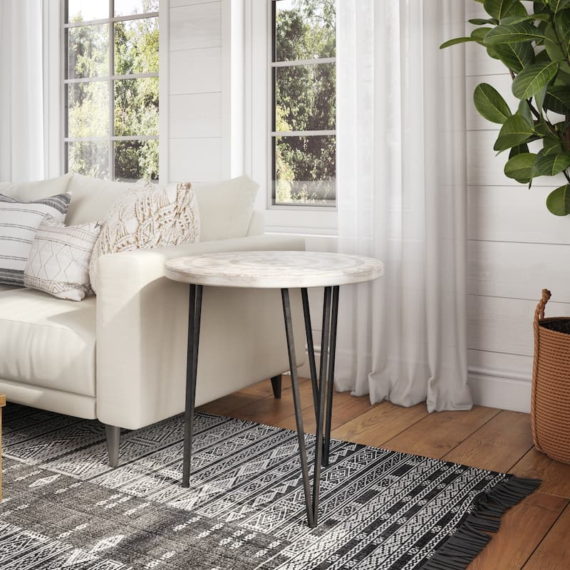Anthea Bohemain Accent Table - 24"H x 23.5"W x 23.5"D