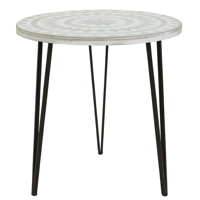 Anthea Bohemain Accent Table - 24"H x 23.5"W x 23.5"D