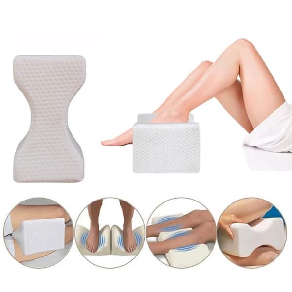  Nestl Knee Pillow for Side Sleepers - Knee Pillows for Sleeping  - Comfy Pillow Between Legs for Sleeping - Under Leg Knee Cushion with  Cooling Cover - Knee Surgery Pillow with