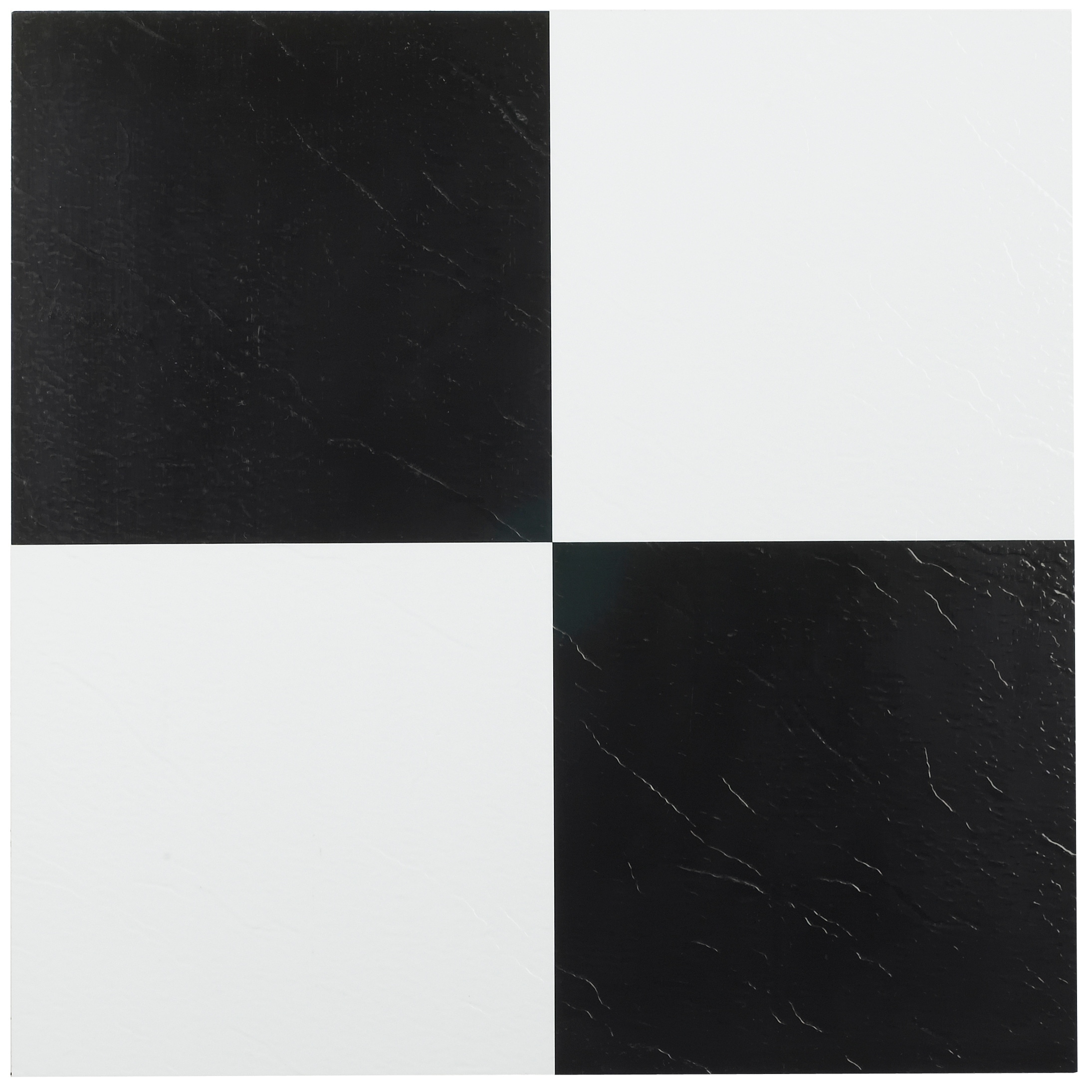 Achim Sterling Black White 12x12 Vinyl Floor Tile 45 Tiles Achim Sterling Black White 12x12