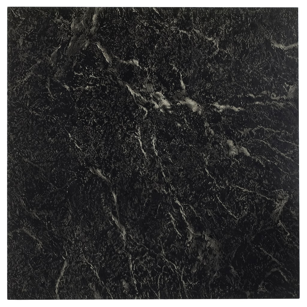Achim Sterling Black-White Vein 12x12 Floor Tile (20 Tiles/20 sq ft)