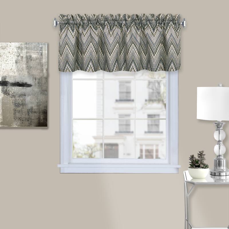 Porch & Den Lyndel 58 x 14 Window Curtain Valance - 58x14