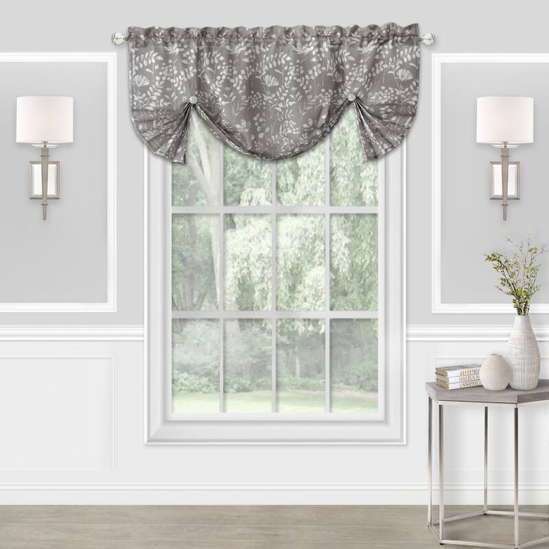 Porch & Den Breeze 52 x 17 Window Curtain Valance - 52x17