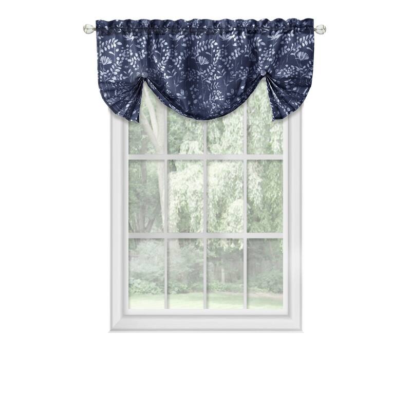 Porch & Den Breeze 52 x 17 Window Curtain Valance - 52x17