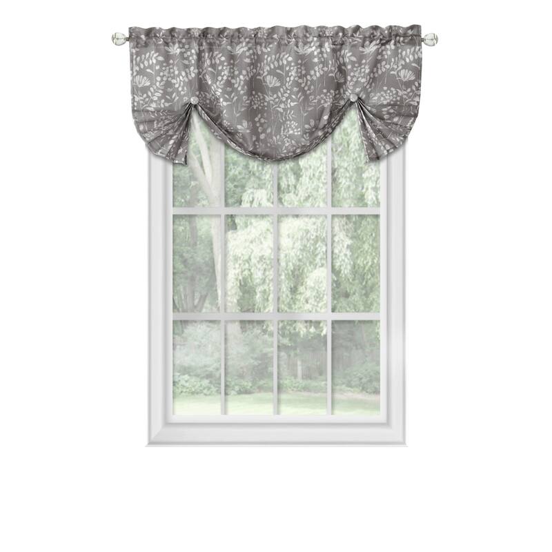 Porch & Den Breeze 52 x 17 Window Curtain Valance - 52x17