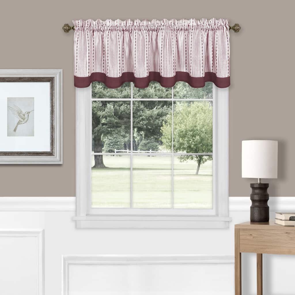 The Gray Barn Amber Sweet Window Curtain Valance - 58x14