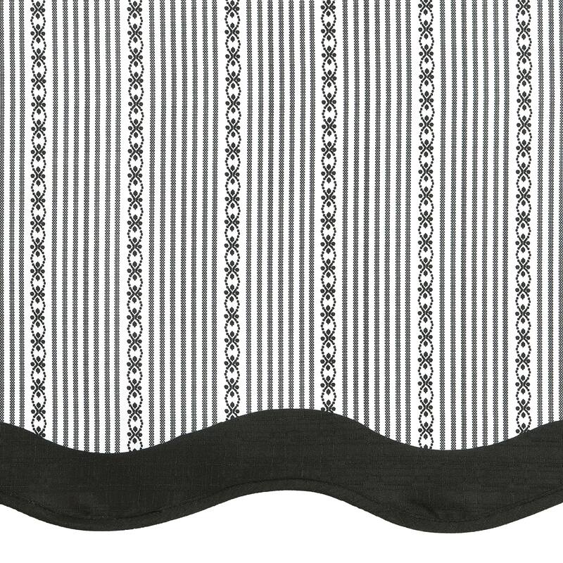 Porch & Den Lynnridge Window Curtain Tier Pair and Valance Set