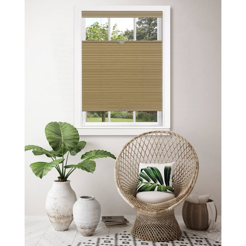 Achim Top Down-Bottom Up Cordless Honeycomb Cellular Shade - 36x64 - Wheat
