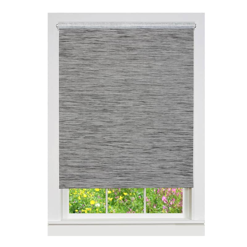 Porch & Den Atwater Jute Cord-free Privacy Shade - 55x72 - Smoke