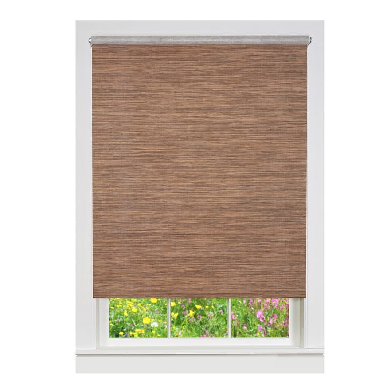 Porch & Den Atwater Jute Cord-free Privacy Shade - 55x72 - Cocoa