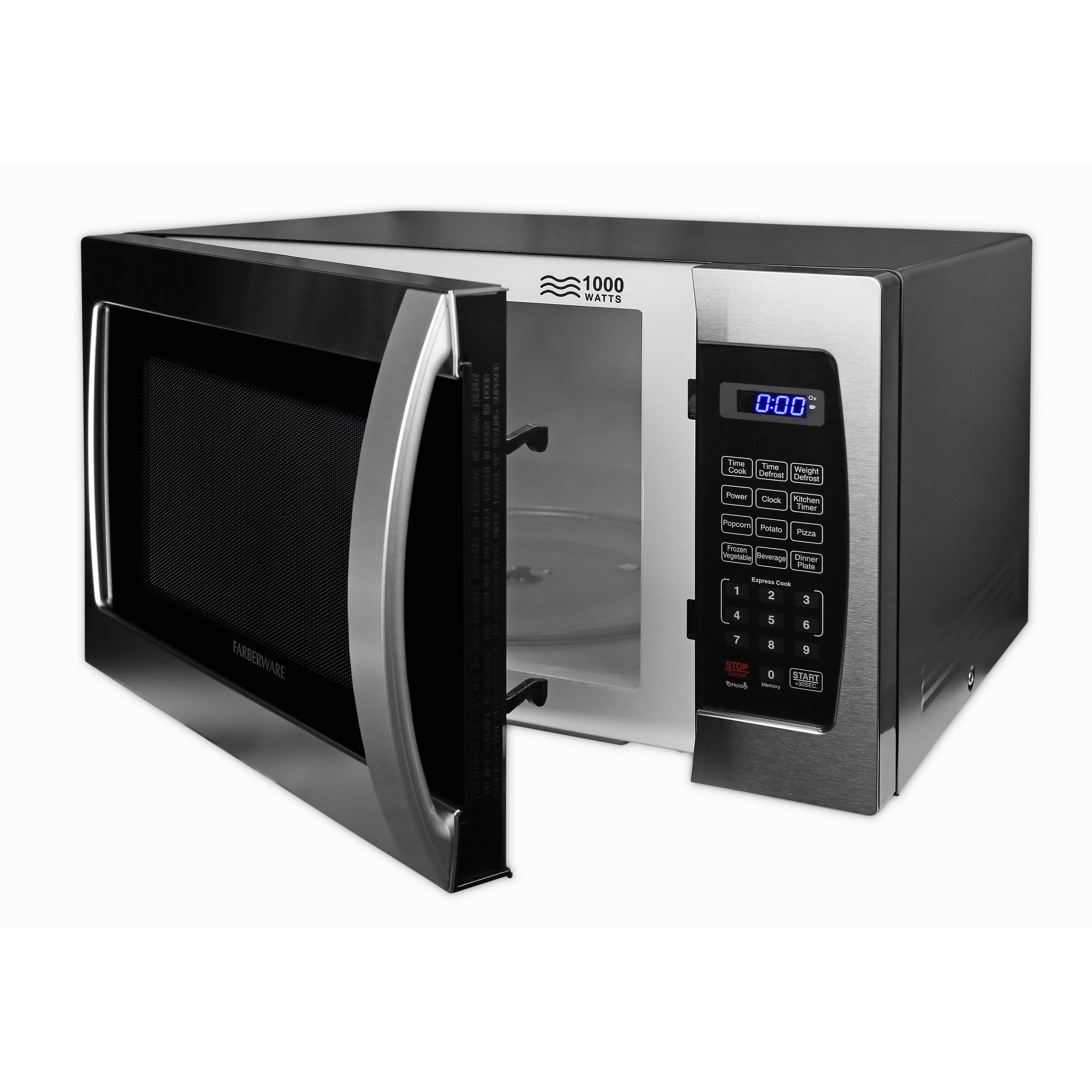 Farberware Professional FMO13AHTBKE 1.3 Cu. Ft. 1000-Watt Microwave Oven,  Stainless Steel - Bed Bath & Beyond - 29057708