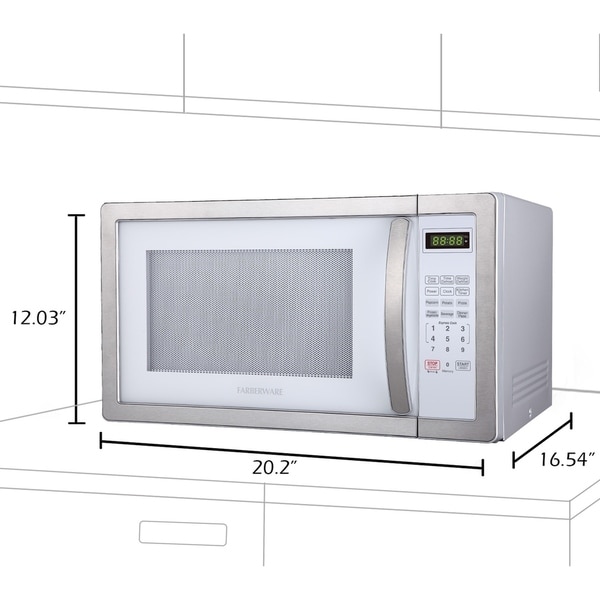 national dimension 4 microwave convection oven