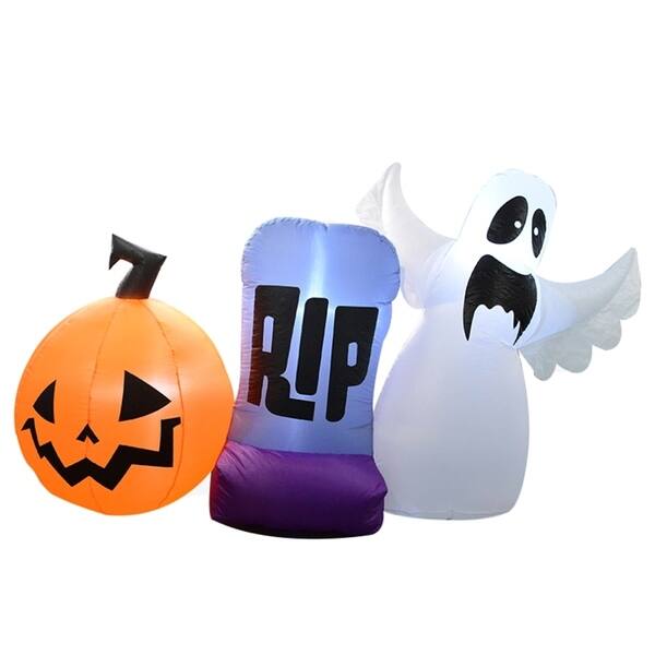 Shop Aleko Yard Outdoor Decoration Halloween Inflatable Ghost And