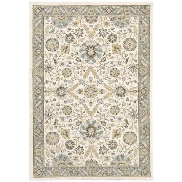 Shop Adalynn Vintage Borders Area Rug Overstock 29058632