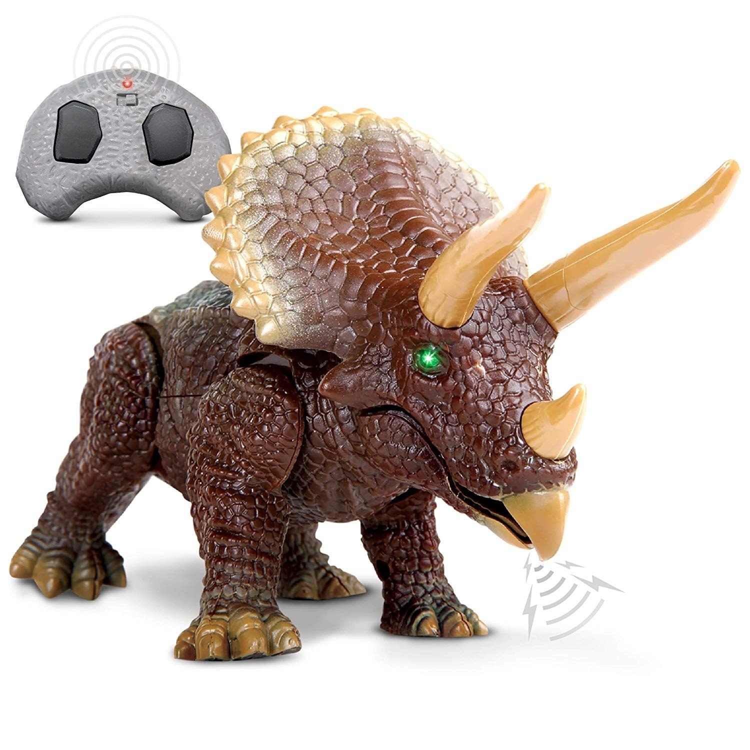 triceratops rocking horse
