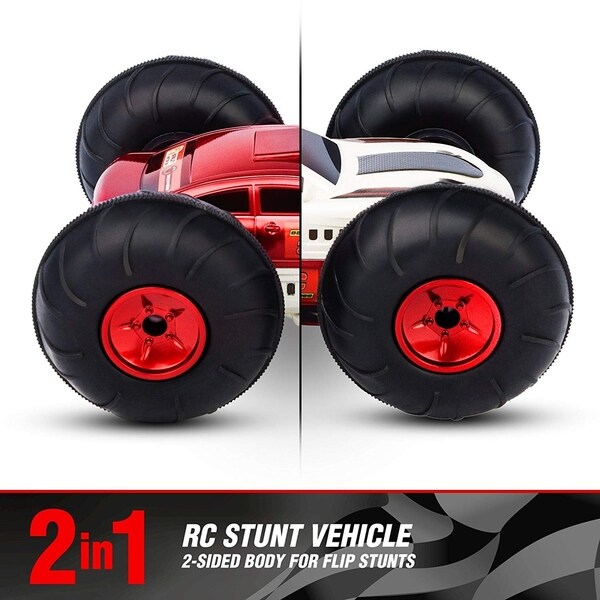 rc flip stunt car