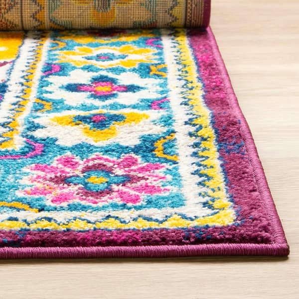Bohemi Southwestern Tribal Diamond Pink Yellow Bohemian Area Rug Overstock 29058911