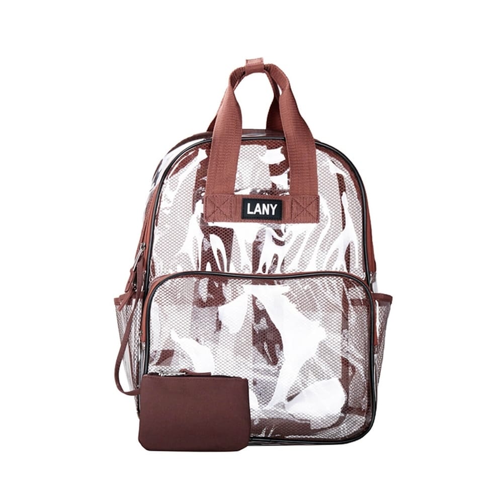 backpack with mesh side pockets