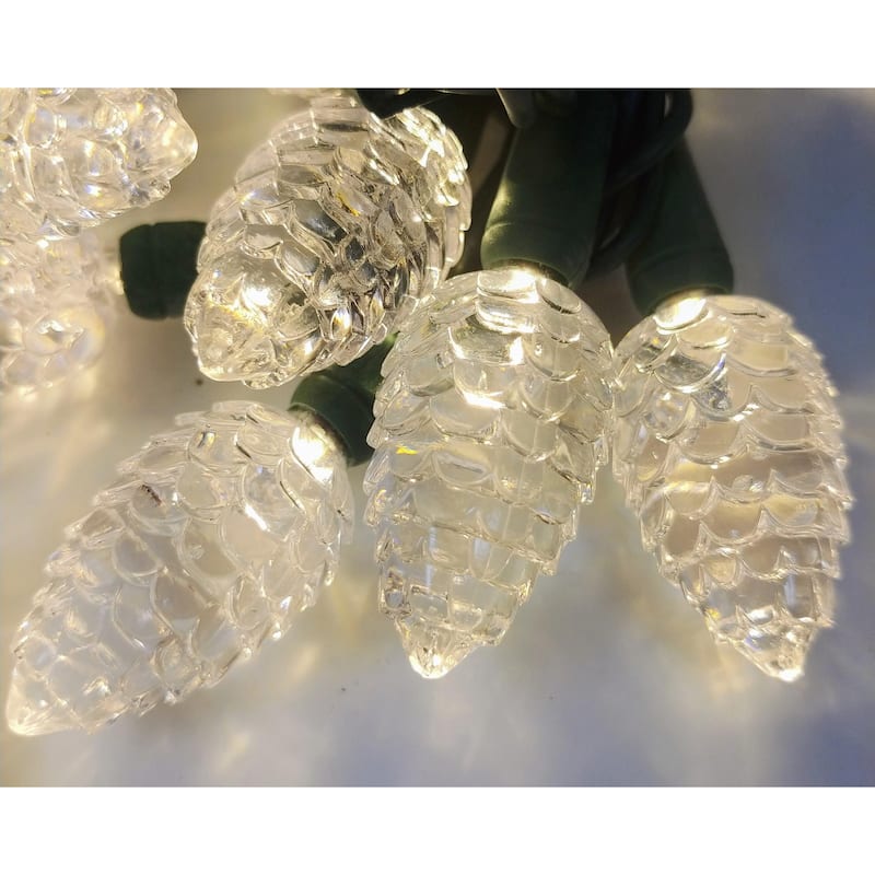 Pinecone Warm White LED Light String