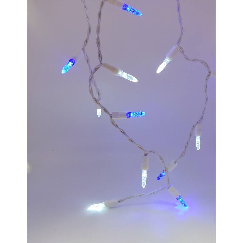 Icicle Blue and Pure White LED Light String