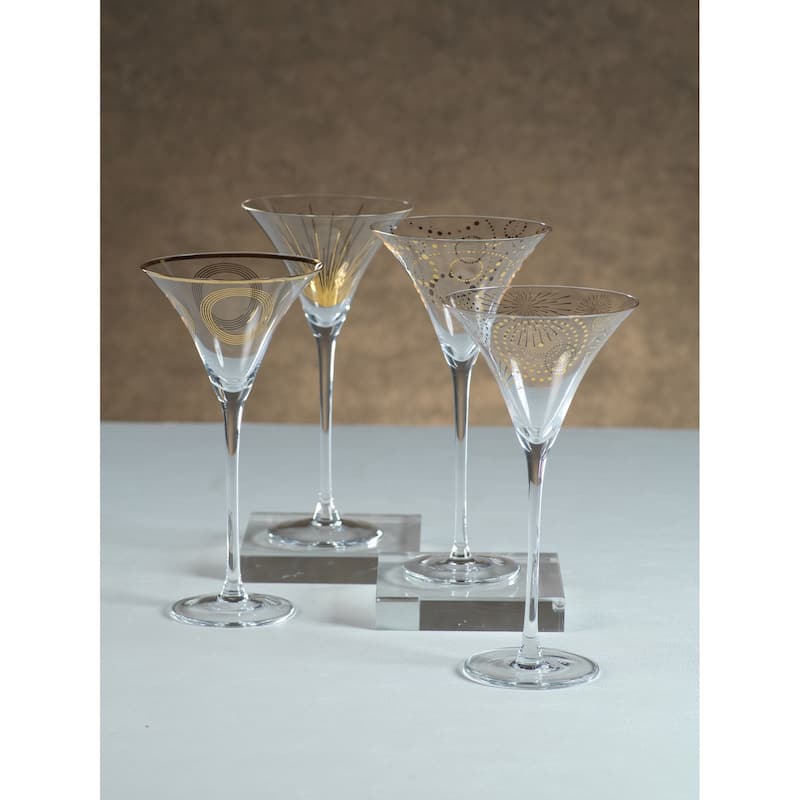 Festivity 4-Piece Martini Glass Set