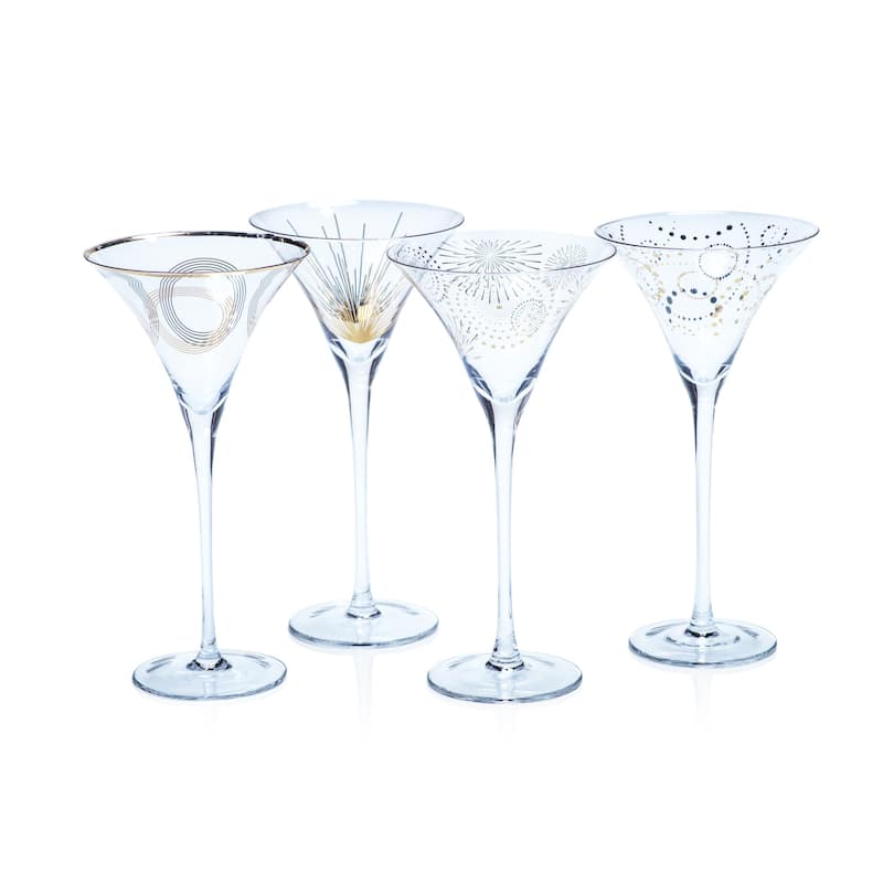 Festivity 4-Piece Martini Glass Set