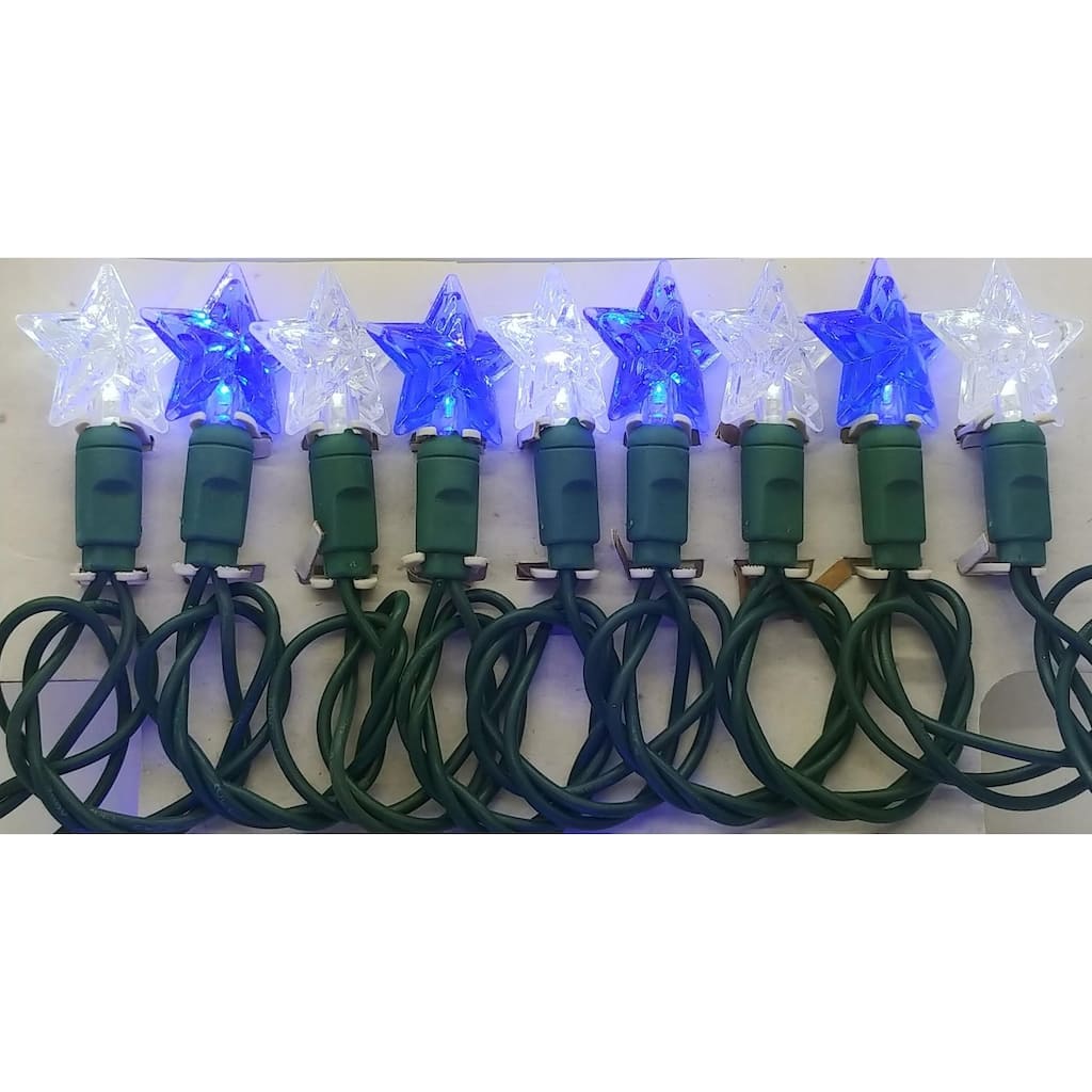 Star Blue and Pure White LED Light String
