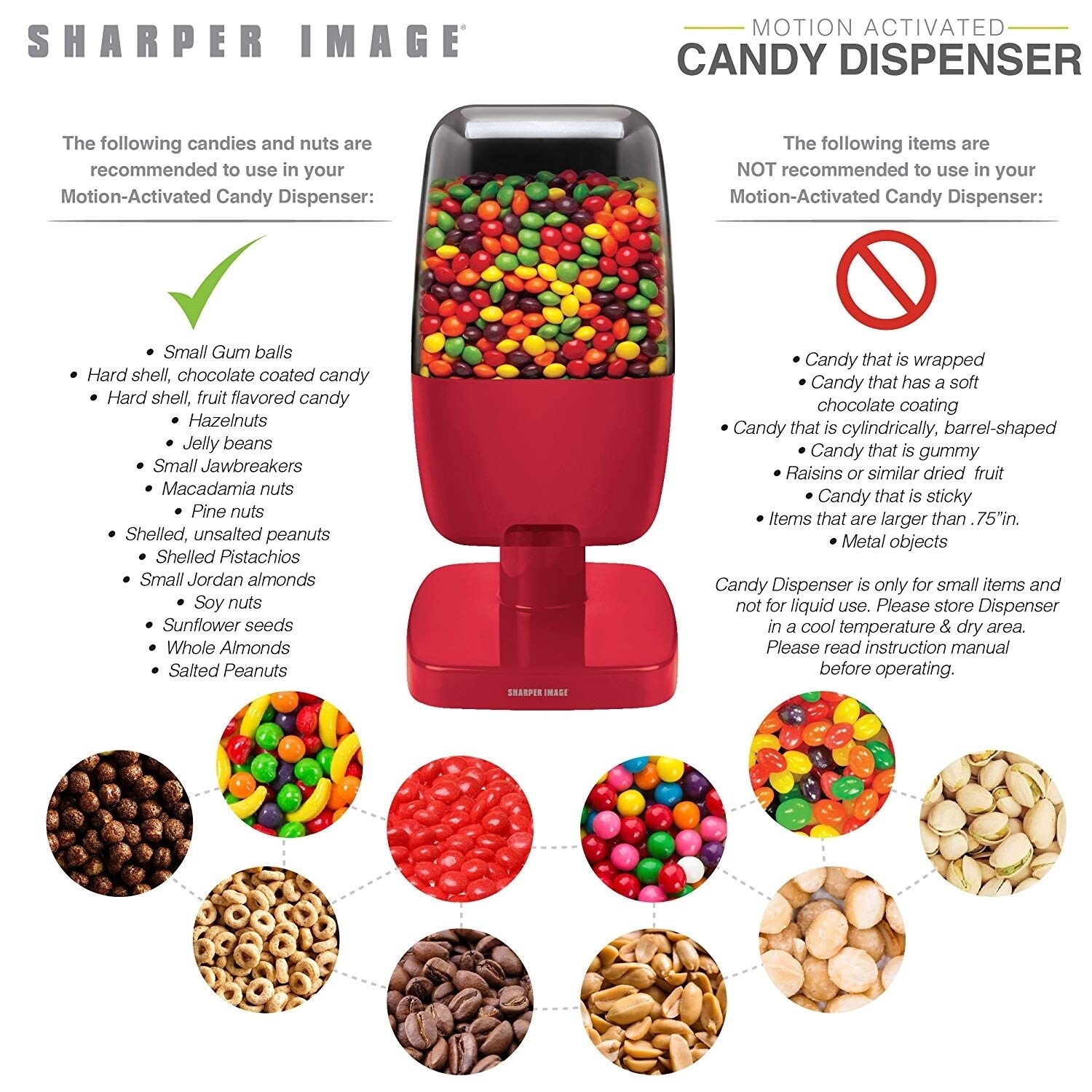 Candy Dispenser Automatic Square - Bed Bath & Beyond - 29059254