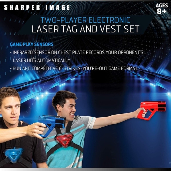 sharper image toy laser tag shooting game