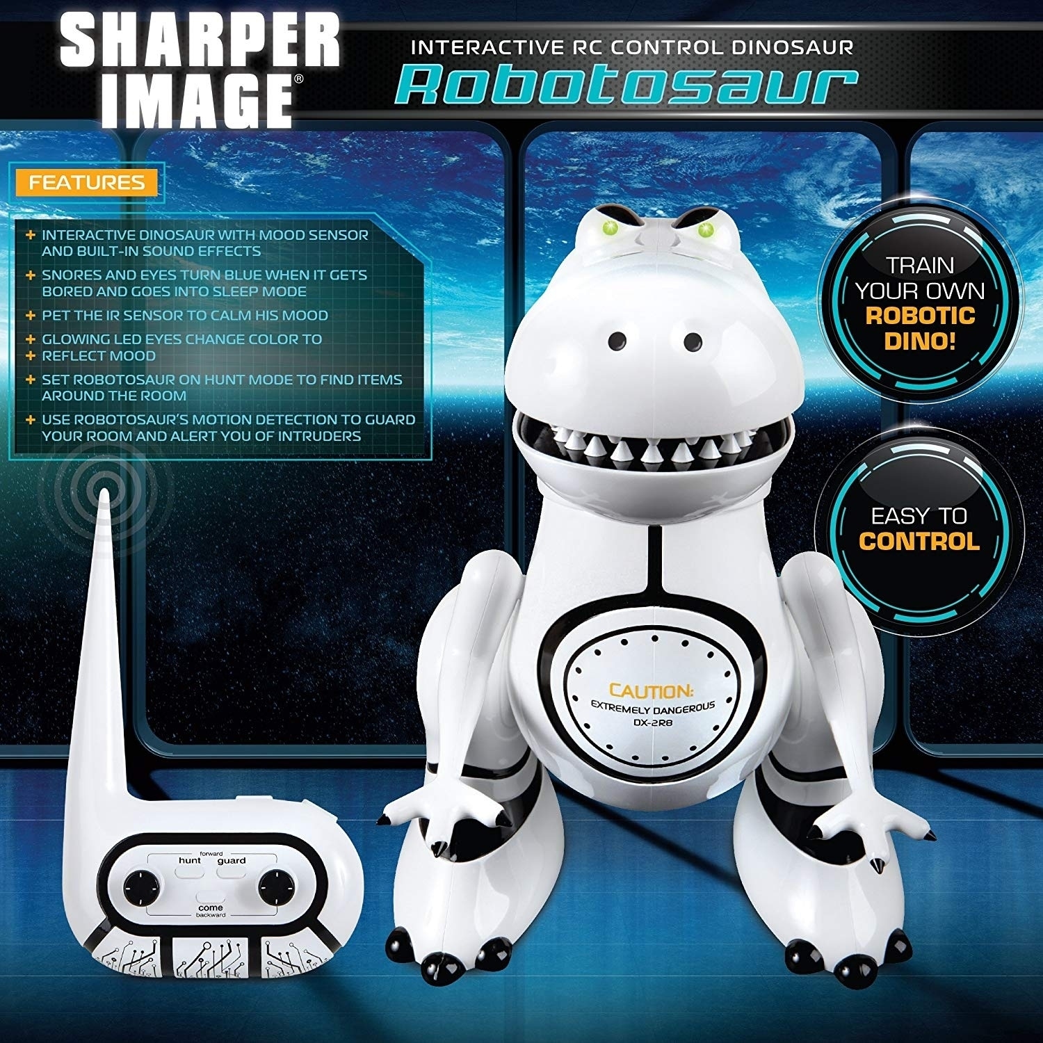 robot dinosaur sharper image