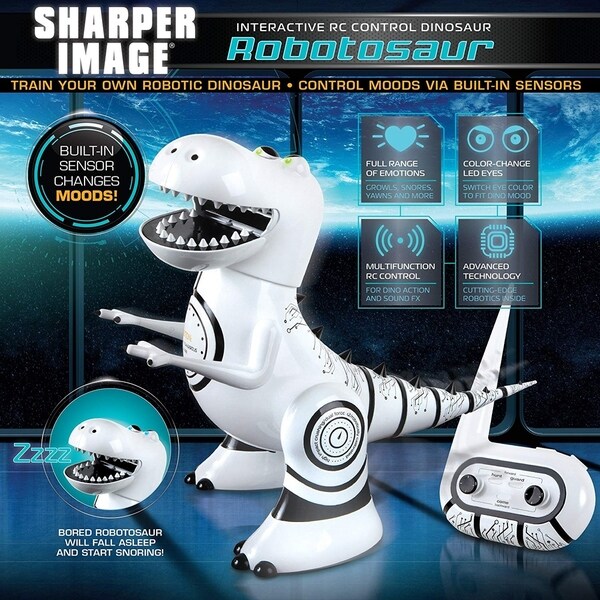 sharper image toy rc robotic robotosaur