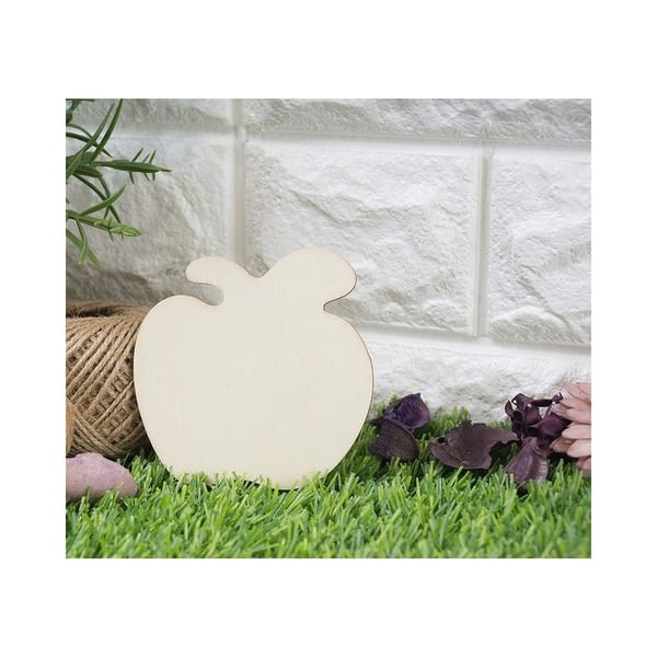 Creating Package of 24 Unfinished Wooden Apple Cutouts for Crafting Creating Package of 24 Unfinished Wooden Apple Cutouts for Crafting