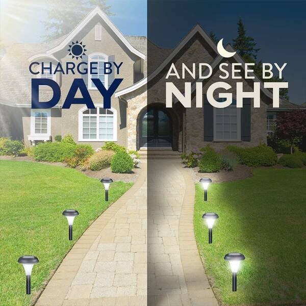 Shop 3 Pcs Garden Solar Lights Outdoor Pathway Light For Walkway