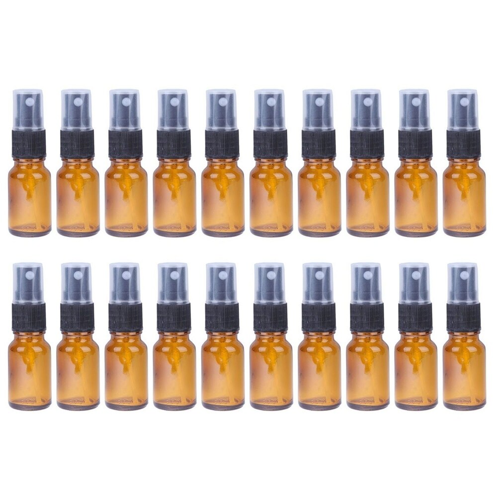 Pack 1oz Glass Spray Bottles 10ml Perfume Glass Bottles Rose Shaped