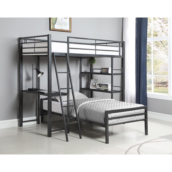 loft bed shelf