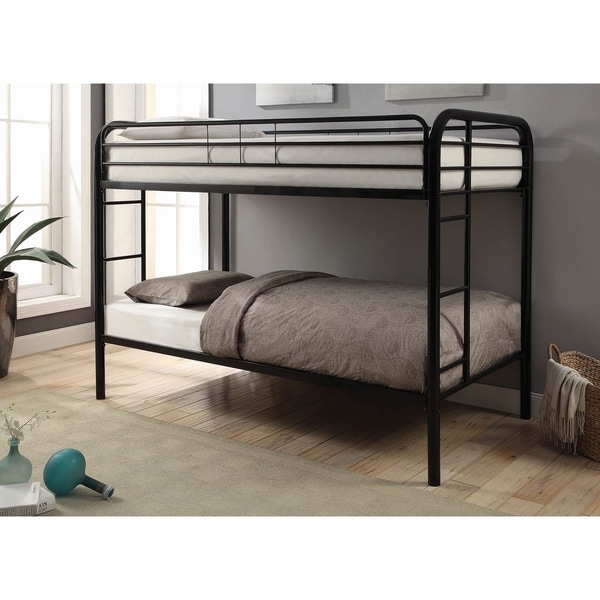 Shop Francesca Metal Bunk Bed with Ladders - Free Shipping Today ...