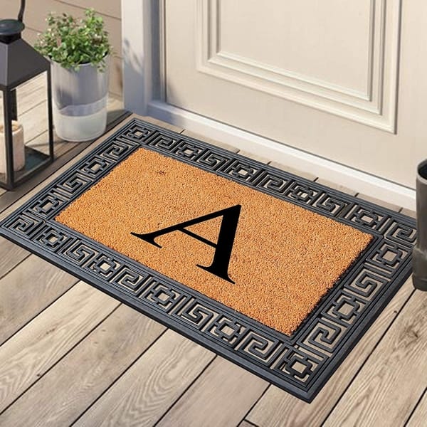 Shop A1hc First Impressions Rubber And Coir Greek Key Border 24 X