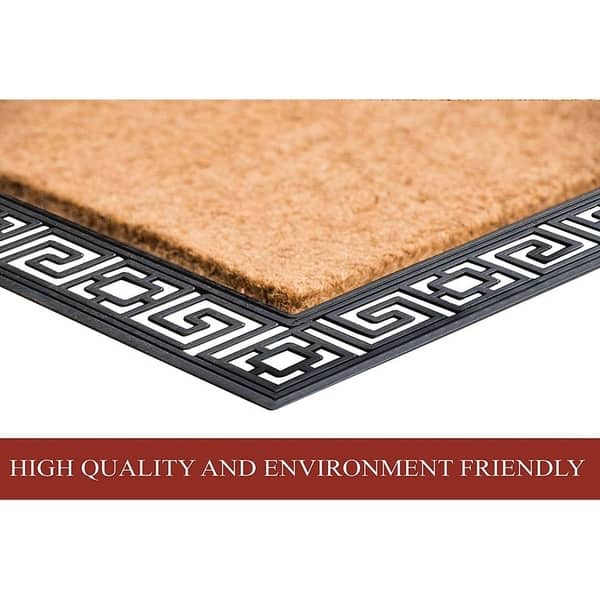 Shop A1hc First Impressions Rubber And Coir Greek Key Border 24 X